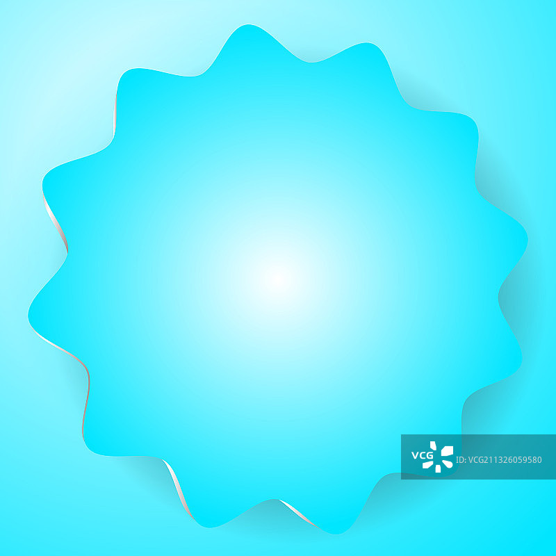 圆形光芒徽章印章图片素材