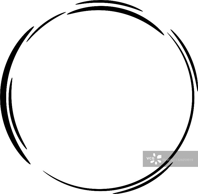 圆形墨水污迹图片素材