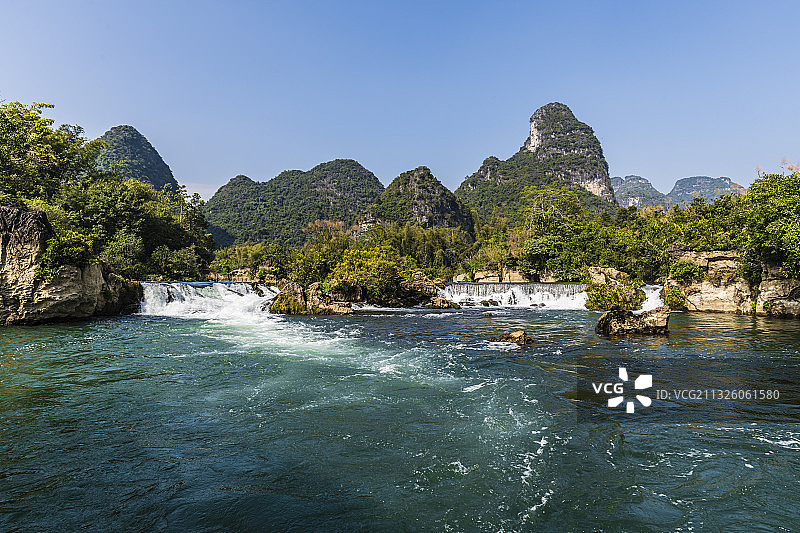 广西大新县安平仙河图片素材