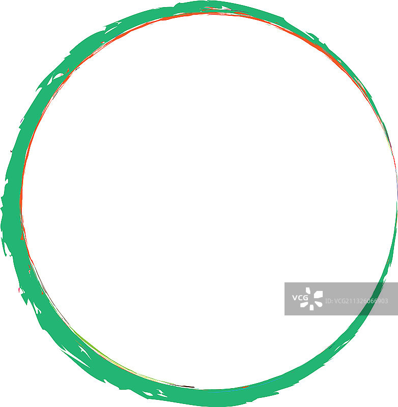 破旧的笔刷圆形笔触图片素材