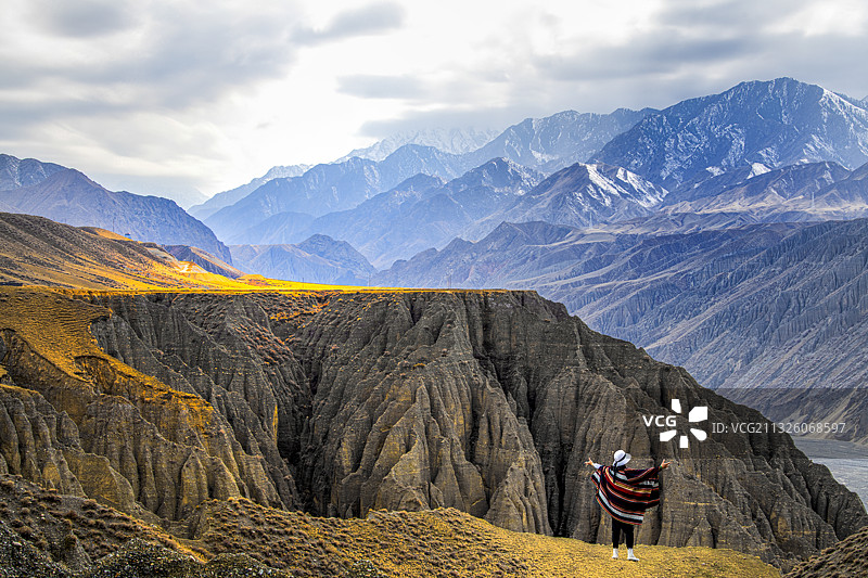 独山子大峡谷图片素材
