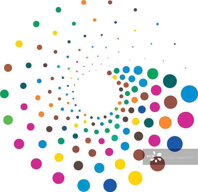 圆点点点，圆螺旋，漩涡，漩涡图片素材