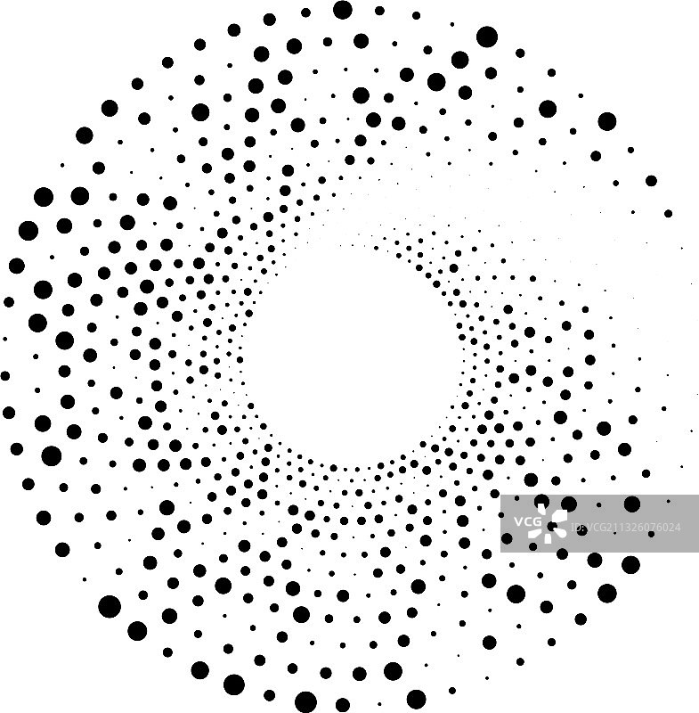 圆点点点，圆螺旋，漩涡，漩涡图片素材