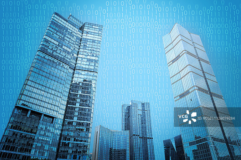 北京城市大数据概念图片素材