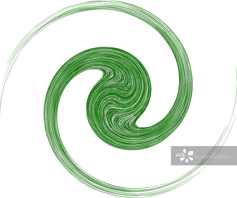 抽象藤蔓植物圆形螺旋图案图片素材