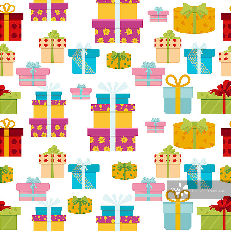 圣诞节无缝新年快乐冬季图案图片素材