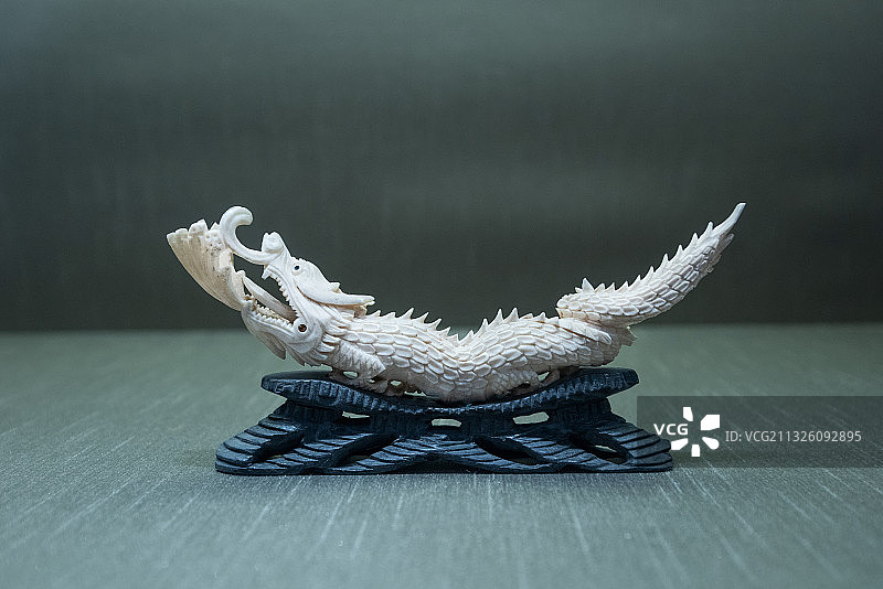 象牙雕刻，龙图片素材