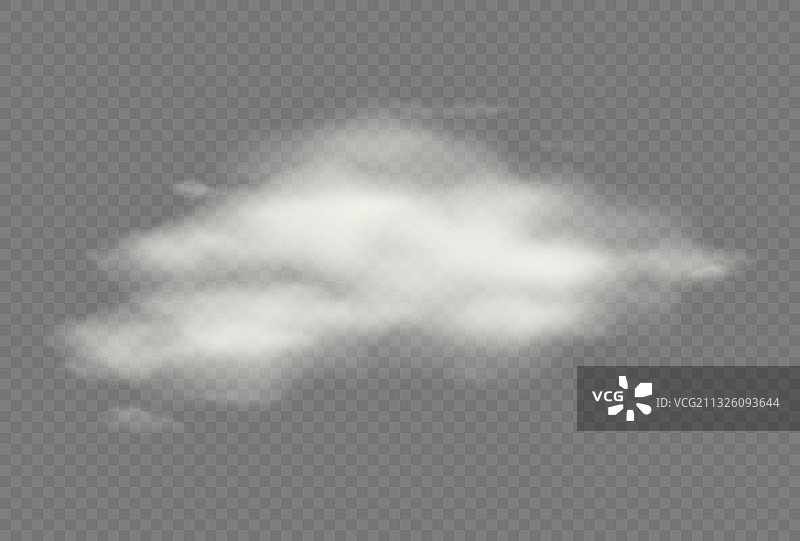 逼真的透明云朵图片素材