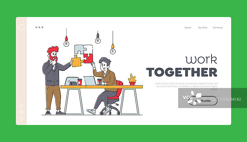 团队合作：协作与伙伴关系图片素材