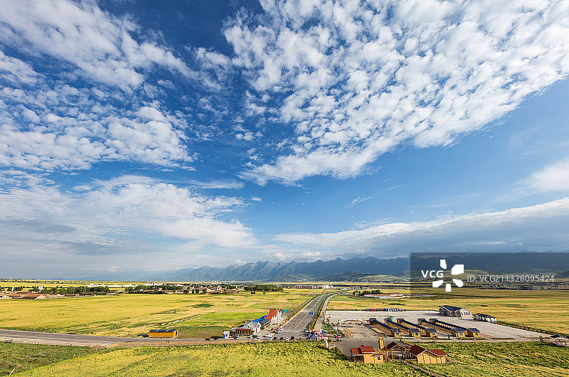 青海祁连山风光图片素材