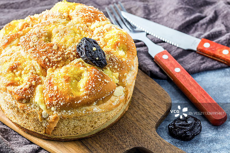 菠萝包特写图片素材