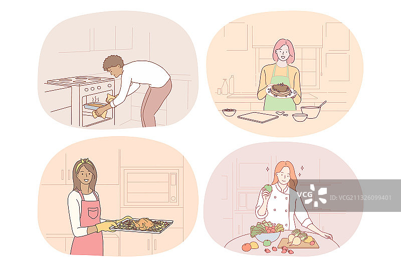 烹饪烘焙食谱美食概念图片素材