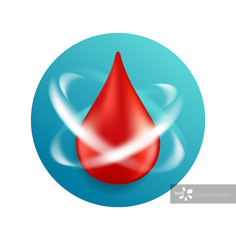 血液凝固3D图标图片素材