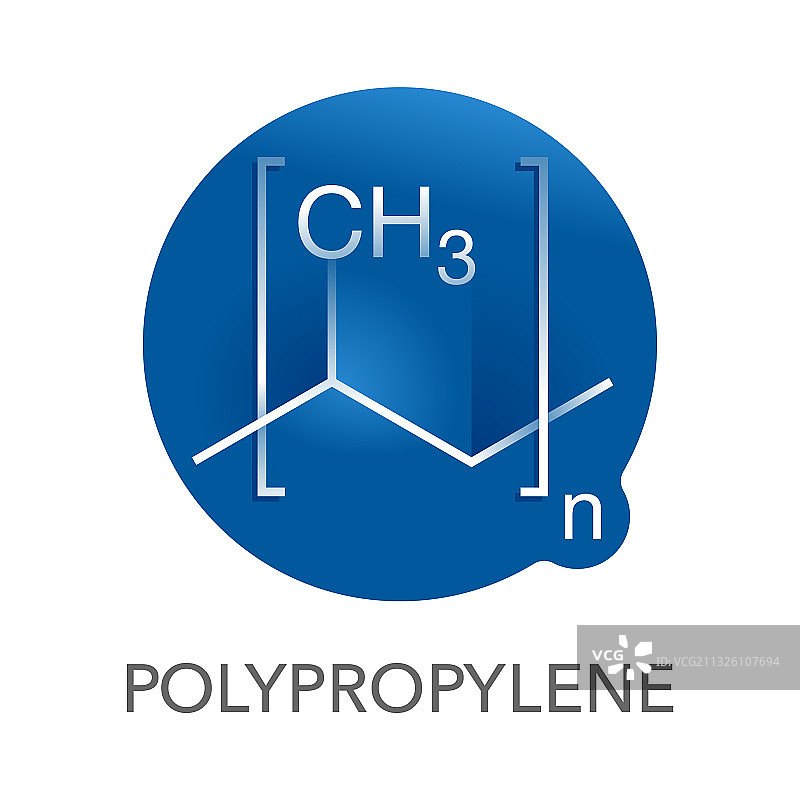 聚丙烯产品公式图标图片素材