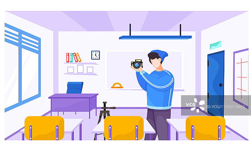 学生们在上课图片素材