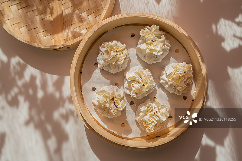 中国传统美食烧麦 烧卖图片素材