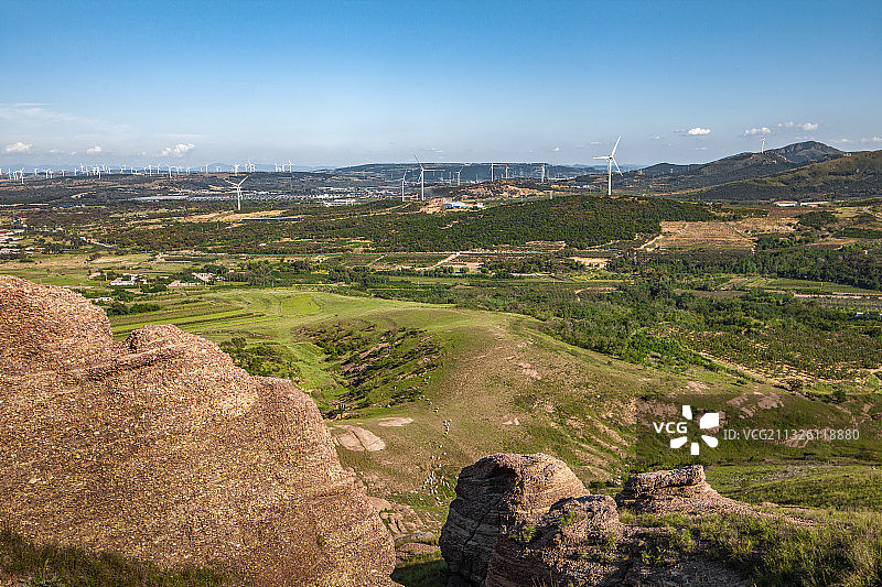 中国辽宁大连瓦房店大孤山风光图片素材