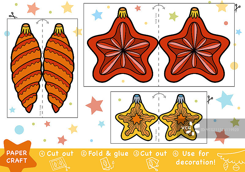 儿童教育圣诞节纸工艺品图片素材