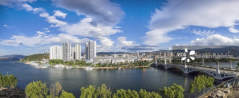 大理洱海西洱河图片素材