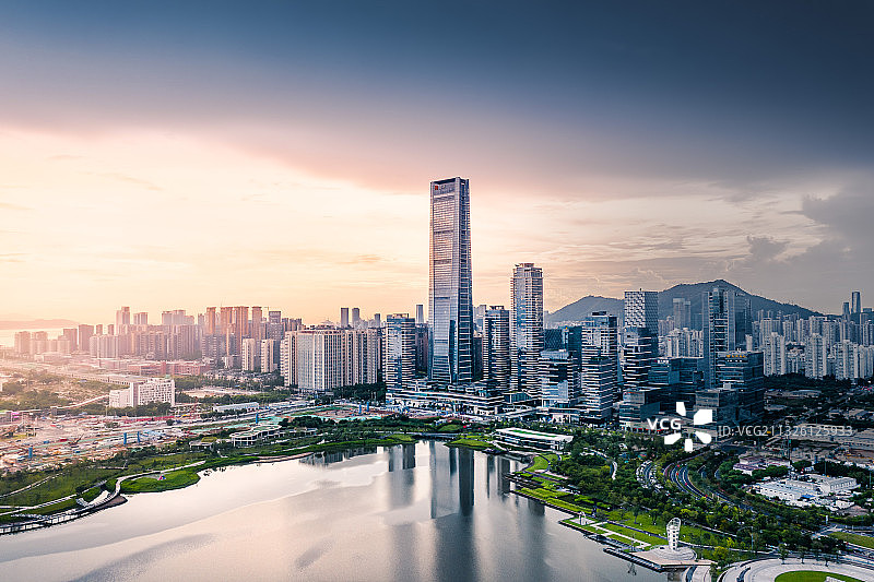 都市风光,都市风景,城市,云,城市天际线,办公大楼,航拍图片素材