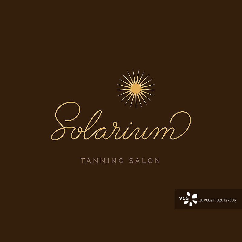 日光浴沙龙标志图片素材