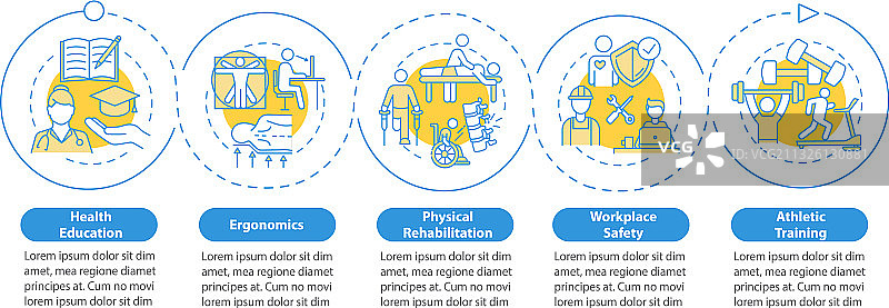 健康教育信息图表模板图片素材