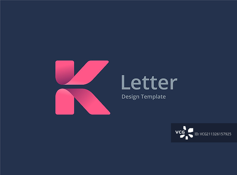 k字母标志图标设计模板元素图片素材