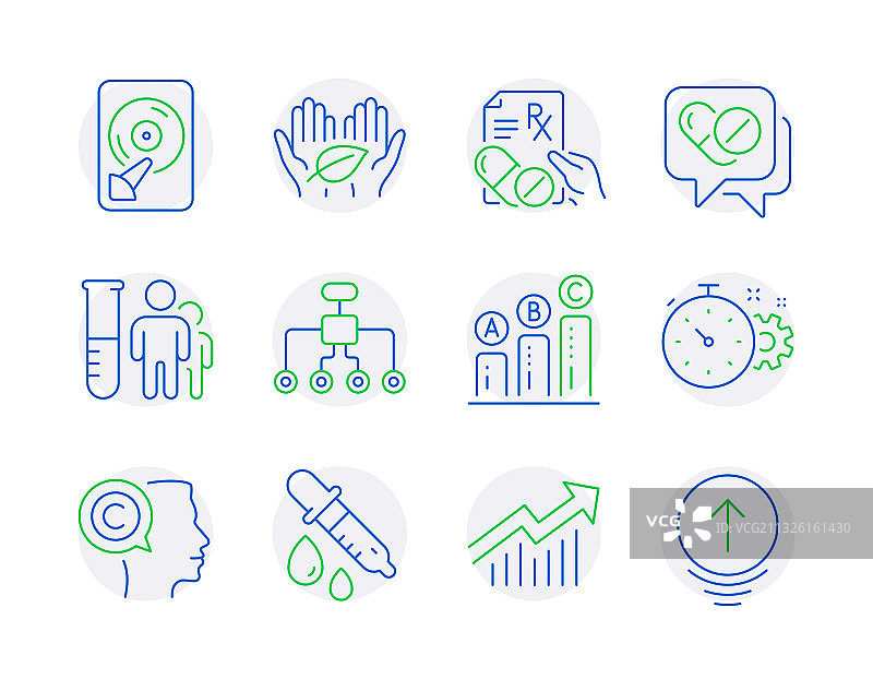 科学图标集，包含医疗图标图片素材