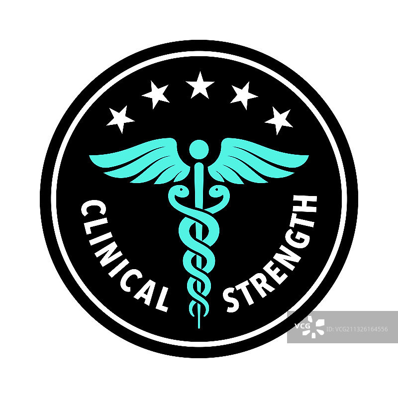 临床强度测试批准徽章图片素材