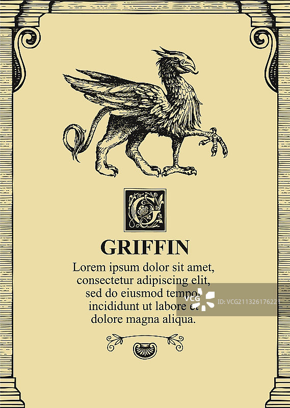 复古证书背景或框架图片素材