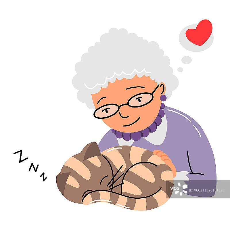 人物与宠物猫 宠物主人图片素材