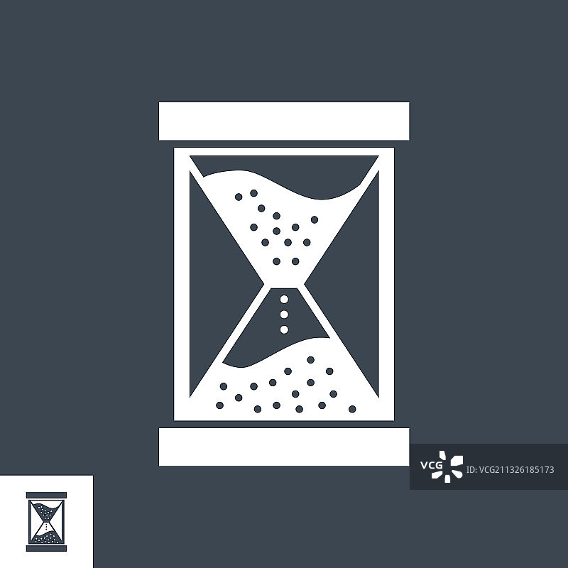 活动时间字形图标图片素材