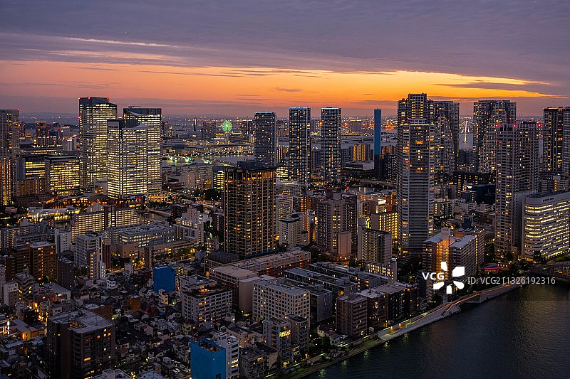 东京夜色图片素材