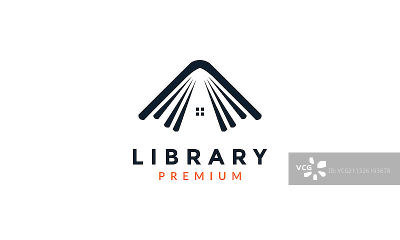 带有家居romodern标志的图书图书馆图片素材