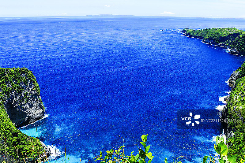 印度尼西亚-巴厘岛-佩达尼岛-小指悬崖图片素材