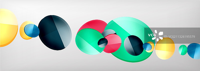 抽象光滑圆形背景图片素材