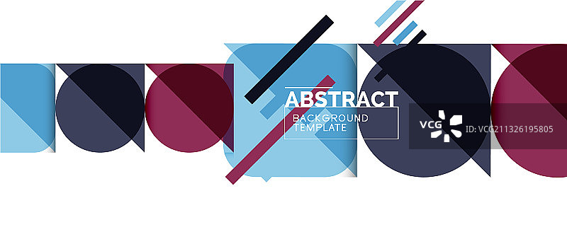 用简洁的几何抽象背景图片素材