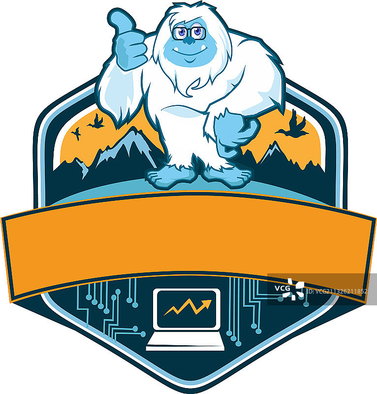 雪人吉祥物卡通形象图片素材