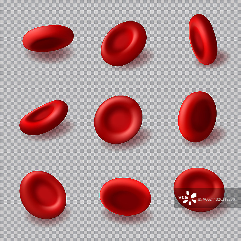 红色血细胞3D血红蛋白血液学图片素材