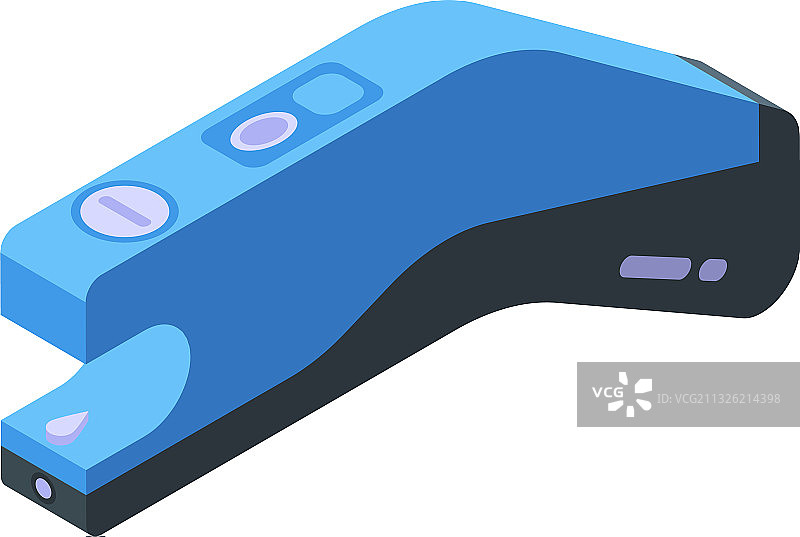 泰瑟枪图标2.5D风格图片素材