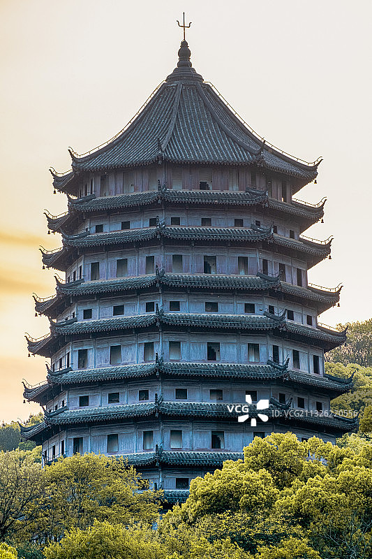 杭州六和塔图片素材
