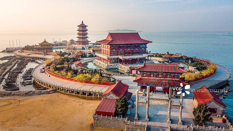 烟台蓬莱八仙过海景区图片素材