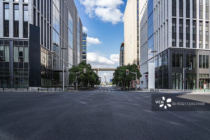 都市交通路口图片素材