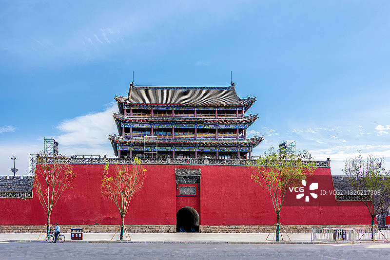 中国山西忻州古城北门拱辰门图片素材