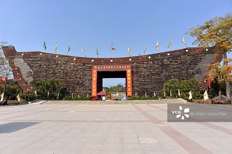 江门宋元海战文化旅游区是一座海战文化主题景区。图片素材