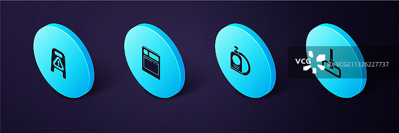 2.5D拖把洗洁精瓶模型图片素材