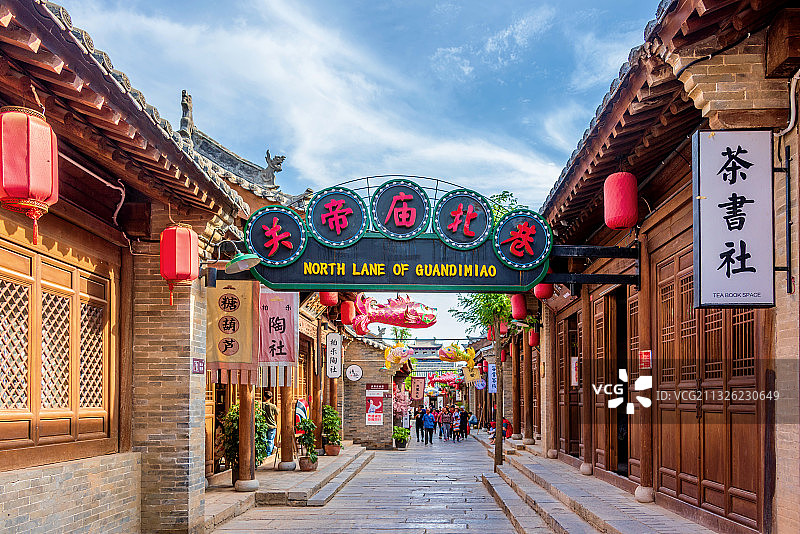 中国山西忻州古城图片素材