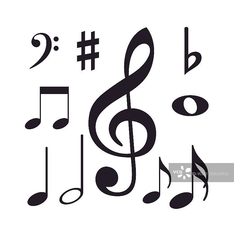 乐器图标设计合集图片素材