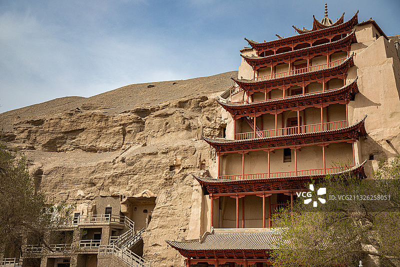 六道轮回佛教圣地 千年莫高窟图片素材