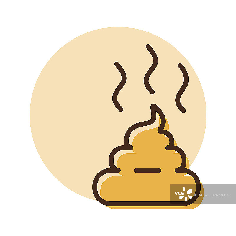 宠物粪便图标标志图片素材